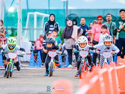Keseruan Lomba Push Bike di Bogor, Diikuti 250 Anak
