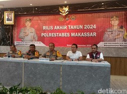 Angka Kriminalitas di Makassar Sepanjang 2024 Turun 2.104 Kasus