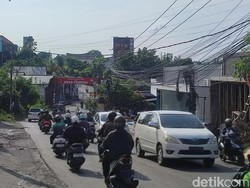Semalam Macet Parah, Lalu Lintas di Canggu Ramai Lancar Pagi Ini