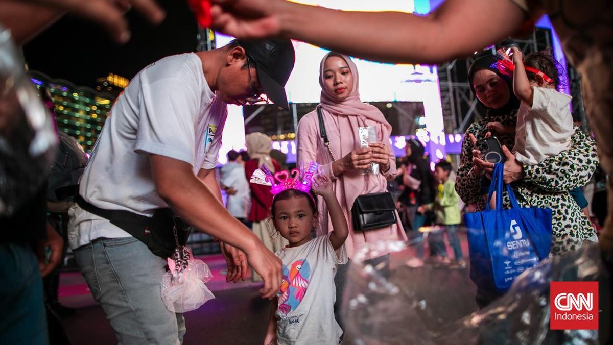 44 Ribu Sudah di Monas Buat Tahun Baru, Bundaran HI Ditaksir 150 Ribu
