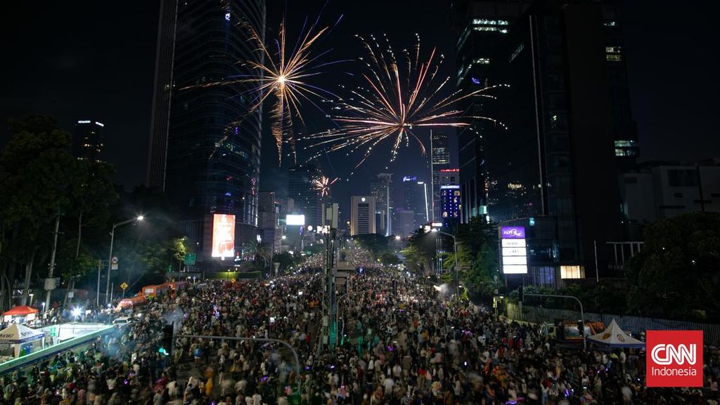 Pesta Kembang Api Tetap Muncul di Jakarta-Jogja Meski Dilarang Polisi
