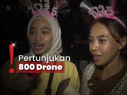 Dipadati Warga, Meriahnya Perayaan Tahun Baru 2025 di Bundaran HI-TMII