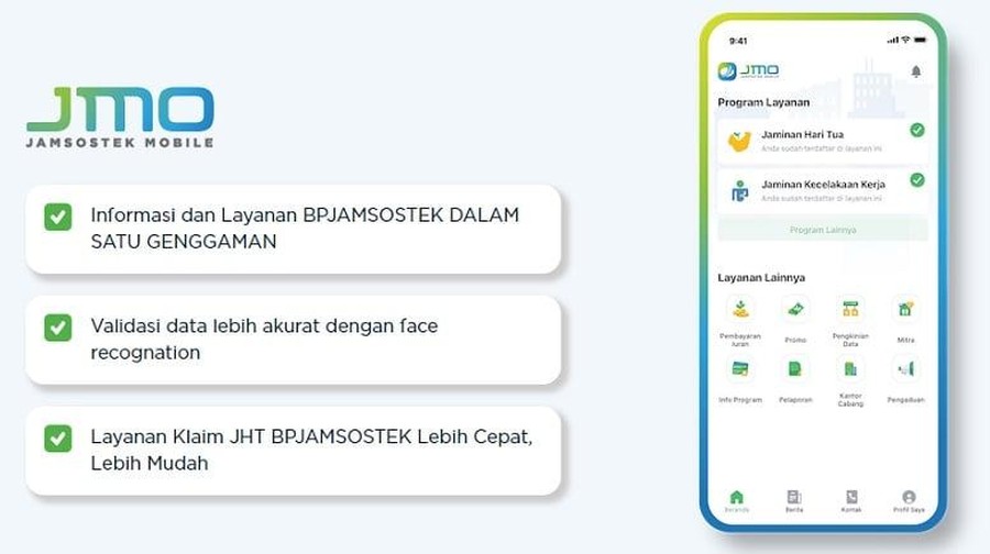 Aplikasi JMO BPJS Ketenagakerjaan Aplikasi JMO BPJS Ketenagakerjaan