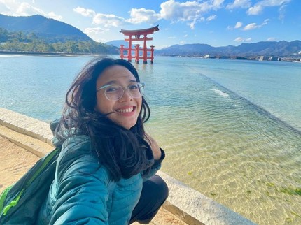 Tanpa Suami & Anak, 5 Potret Dea Ananda Healing Sekaligus Me Time Sendirian di Jepang
