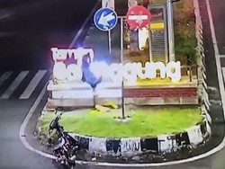 Logo Taman di Malang Dirusak Orang, Ternyata gegara Istri si Pelaku Selingkuh