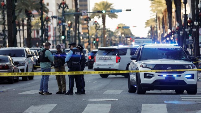 Pelaku yang menabrak kerumunan Tahun Baru di Bourbon Street, New Orleans, diketahui telah mengunjungi kota tersebut dua kali dalam beberapa bulan sebelumnya.