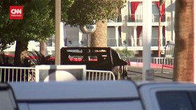 VIDEO: Tesla Cybertruck Meledak di Luar Hotel Donald Trump, 1 Tewas