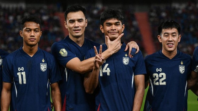 Bek tengah Thailand Chalermsak Aukkee memintaa maaf setelah pertandingan melawan Vietnam pada leg pertama final Piala AFF 2024, Kamis (3/1).