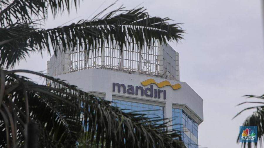 Gedung Bank Mandiri. (CNBC Indonesia/Faisal Rahman)