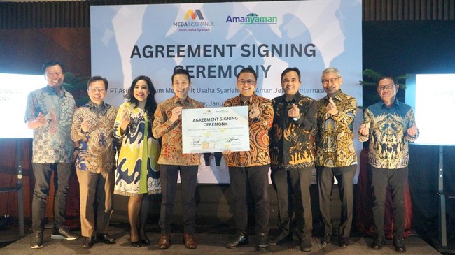 Mega Insurance Syariah resmi menjalin kerja sama strategis dengan Amanyaman yang merupakan penyedia asuransi perjalanan di Indonesia.