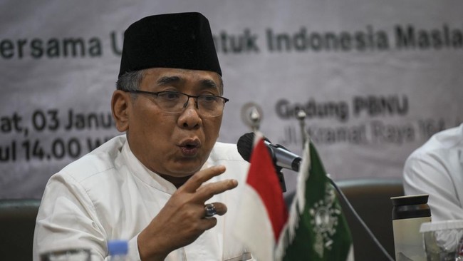 Ketua Umum PBNU Yahya Cholil Staquf mengklaim kegiatan bisnis tambang menjadi pendukung dari ikhtiar-ikhtiar utama yang menjadi tanggung jawab NU.