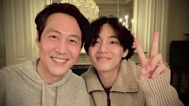 Respons Lee Jung Jae dan Wi Ha Joon soal Rumor V BTS Gabung ke Squid Game 3