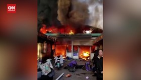 VIDEO: Pasar Sayur di China Terbakar, 8 Tewas dan 15 Terluka