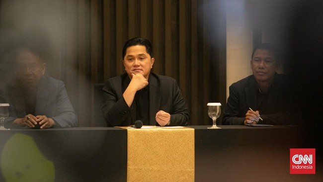 Ketua Umum PSSI Erick Thohir mengungkapkan pembangunan tahap pertama Training Center PSSI di Ibu Kota Nusantara (IKN) telah rampung.