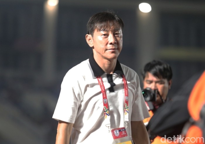 Pelatih asal Korea Selatan, Shin Tae-yong, saat memimpin Timnas Indonesia di Piala AFF 2024. Diunggah Senin (6/1/2025).