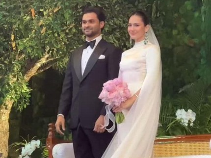 5 Potret Resepsi Pernikahan Pevita Pearce dan Suami Asal Malaysia di Kuala Lumpur