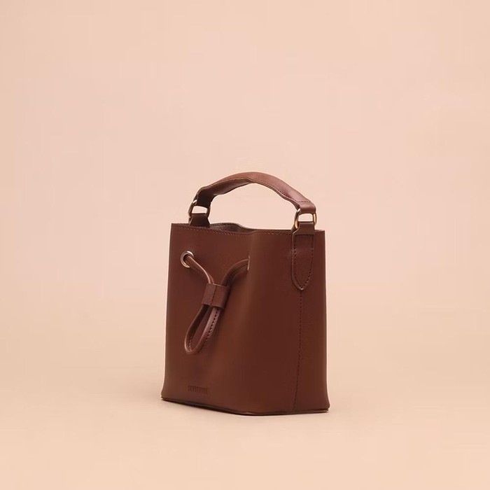 Silvertote Suri Mini Bucket Bag Brown