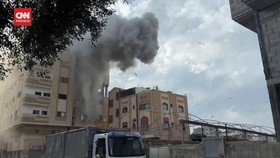 VIDEO: Israel Serang Beberapa Titik di Gaza, 88 Tewas