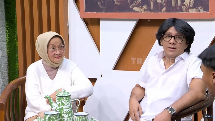 Andre Taulany dan ibundanya Rasidah