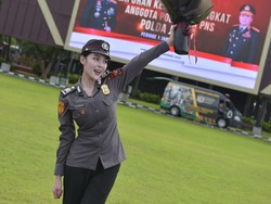 Viral Polwan Cantik bak Artis Korea, Perjuangan Jadi Ibu Tunggal Bikin Salut