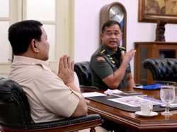 KSAD Temui Prabowo di Istana, Bahas Kesejahteraan Prajurit