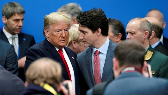 Justin Trudeau respons cibiran Donald Trump dengan menyatakan Kanada tidak akana mungkin menjadi bagian AS.