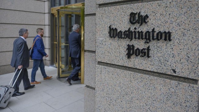 Surat kabar asal AS The Washington Post mengumumkan bakal melakukan PHK terhadap sekitar 4 persen atau kurang dari 100 orang dari total karyawannya.