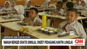 VIDEO: Makan Bergizi Gratis Dimulai, Omzet Pedagang Kantin 'Lunglai'