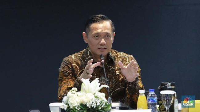 Detik-Detik AHY Umumkan Strategi Pembangunan Infrastruktur di 2025