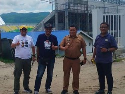 Panpel PSM Makassar Cek Progres Stadion BJ Habibie, Harap Selesai Februari