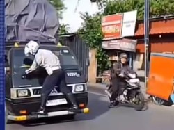 7 Fakta Petugas Dishub Spider-Man Nemplok Pikap di Depok