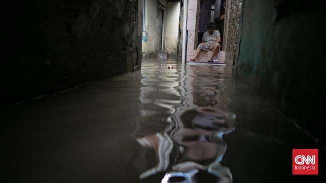 Menurut Badan Penanggulangan Bencana Daerah (BPBD) Kabupaten Tangerang, ratusan rumah penduduk terendam banjir, ketinggian air ada nan mencapai 1 meter.