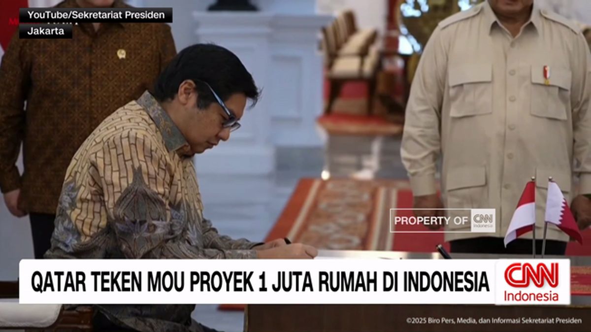 VIDEO: Qatar Teken MoU Proyek 1 Juta Rumah di Indonesia