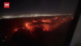VIDEO: Penampakan Kebakaran Hebat Los Angeles dari Udara