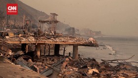 VIDEO: Pacific Coast Highway Luluh Lantak Akibat kebakaran Hutan