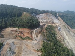 Waskita Beton Bangun Batching Plant Baru di Proyek Bendungan Bener