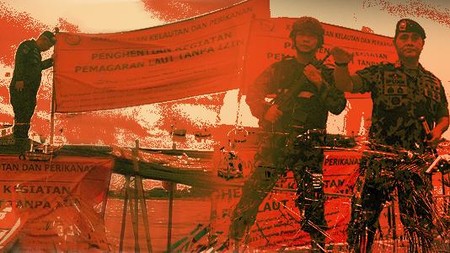 Pagar Misterius 30 Km di Laut Tangerang
