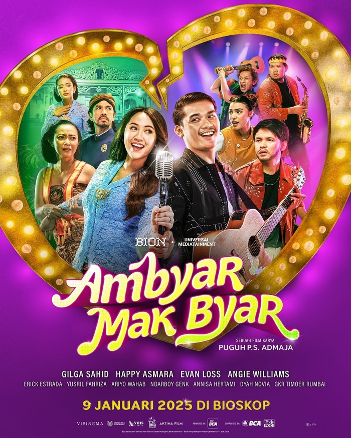 Buat kamu yang suka musik campursari dan komedi musikal, Ambyar Mak Byar adalah film yang tepat! Film ini mengangkat perjuangan seorang pemuda kampung yang nekat mengejar mimpi jadi musisi campursari meskipun ditentang keluarga.