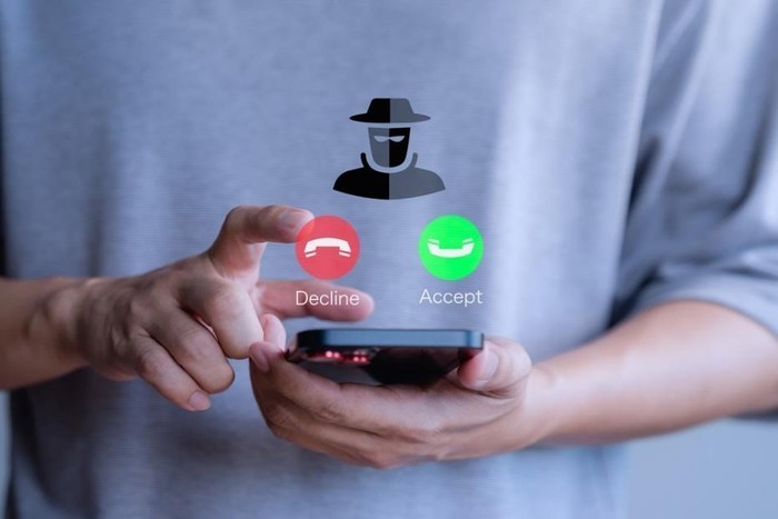 Ilustrasi telepon penipuan