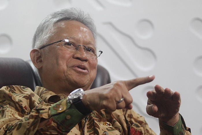 Menteri Pendidikan Tinggi, Sains, dan Teknologi (Mendiktisaintek), Prof. Satryo Soemantri Brodjonegoro saat menerima wawancara khusus detikcom di Kemendiktisaintek, Jakarta Jumat (10/1/2024)