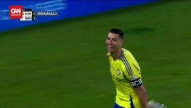 VIDEO: Siuuuu, Sambut Gol Pertama Ronaldo di 2025