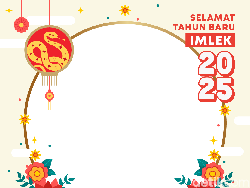 Twibbon Imlek 2025, Happy Chinese New Year!
