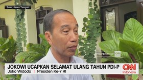 VIDEO: Jokowi Ucapkan Selamat Ulang Tahun PDI-P