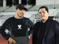 Shin Tae-yong & Erick Thohir 