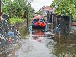 Hujan Seharian, Perumahan di Nangka Utara Denpasar Terendam Air