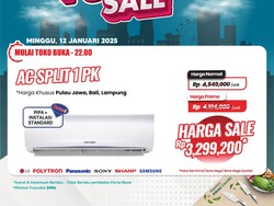 Murah Banget! Beli AC di Transmart Full Day Sale Cuma Rp 3 Jutaan