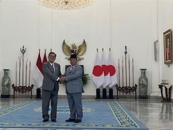 Prabowo Terima Kunjungan Kenegaraan PM Jepang Shigeru Ishiba di Istana Bogor