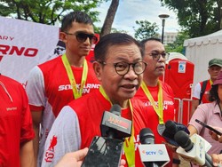 Pramono Anung Ikut Acara Soekarno Run di GBK, Harap Bisa Digelar Tiap Tahun