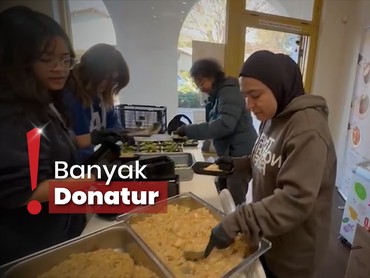 Peduli Korban Kebakaran LA, Cinta dan Astrid Kuya Bagikan Nasi Goreng