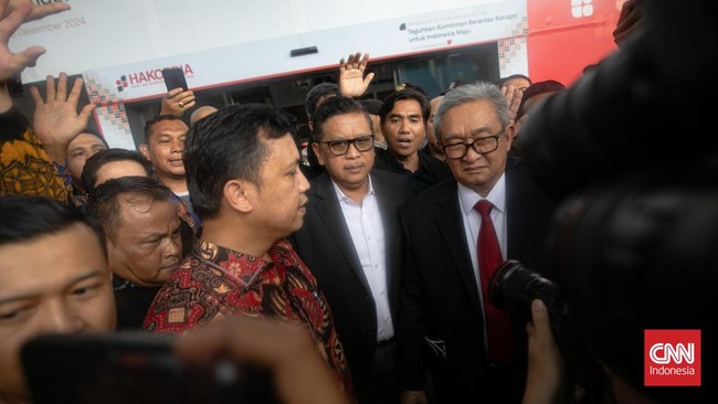 KPK mengungkap isi materi pemeriksaan terhadap Sekjen PDIP Hasto Kristiyanto yang diperiksa sebagai tersangka dugaan kasus suap.